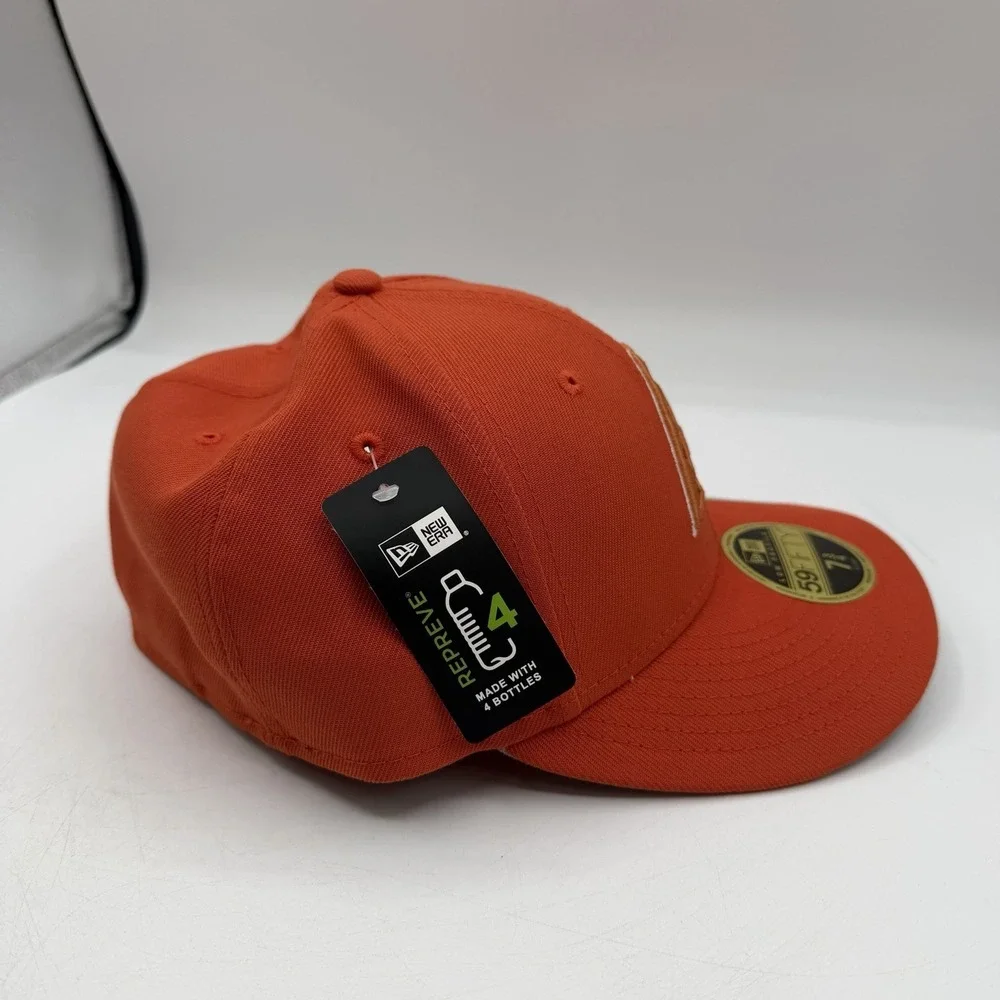 New Era 59Fifty Arizona Diamondbacks Hat Cap 7 3/4 Orange Low Profile Fitted MLB